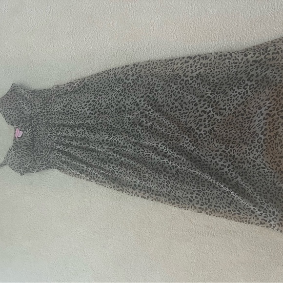 Vintage Y2K Leopard Print Maxi Dress - Picture 6 of 6